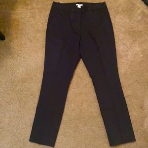 From H&M brand black dress pants.
